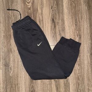 Nike Charcoal Grey Sweatpants with White Logo